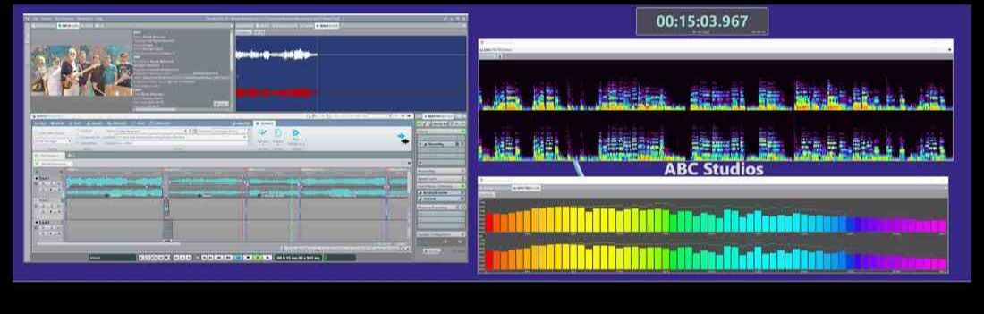 Mastering Showing Complete Musical Texture as Visualisation